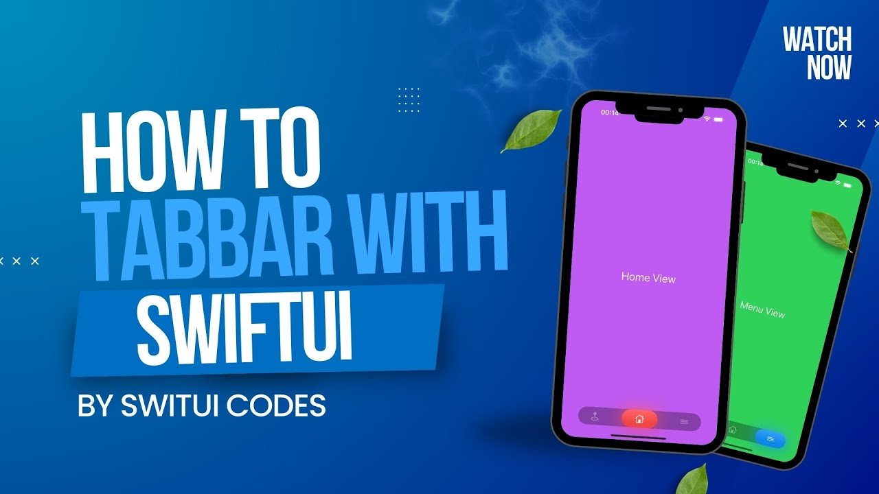 Custom Tabbar | SwiftUI Tutorial #swiftui #swiftuitutorial #tabbar #swiftuicodes #customtabbar