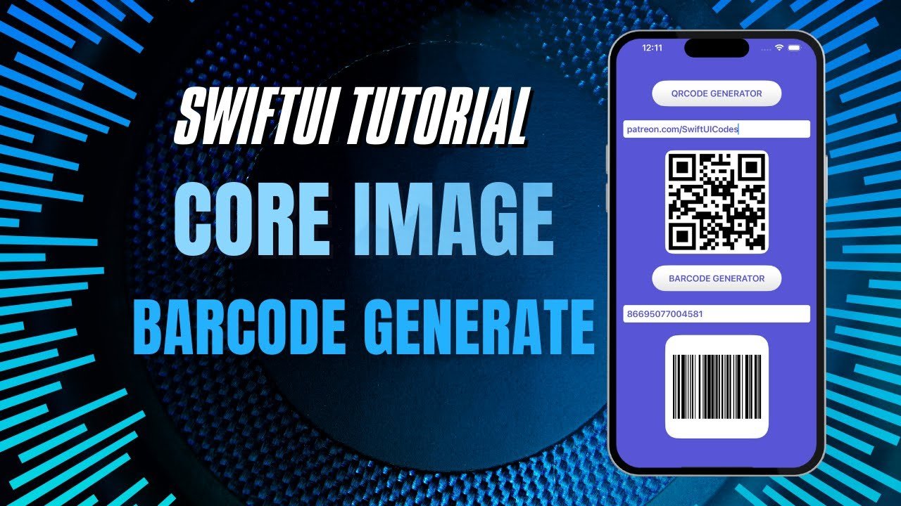 SwiftUI Tutorial: QR Code & Barcode Generator 