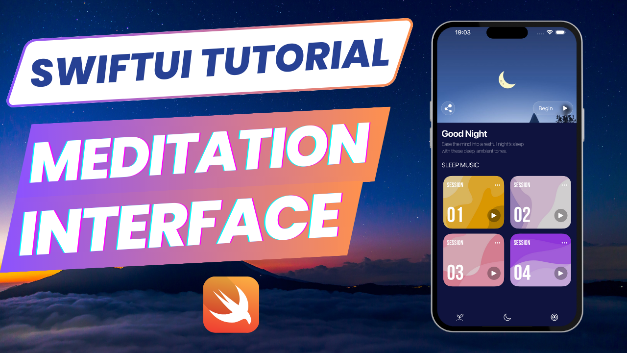 Meditation App Interface | SwiftUI Tutorial